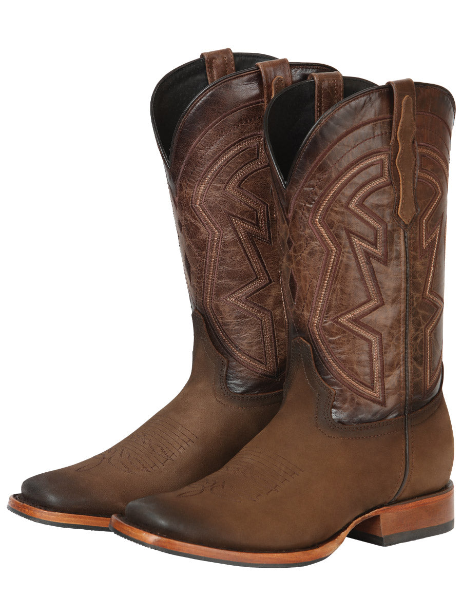 El General Men's Rodeo Boots - Nobuck Camel 45568 – Botas Juarez